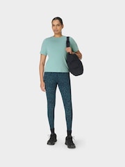 Sweaty Betty Green Elevated Cotton Boxy T-Shirt - Image 3 of 6