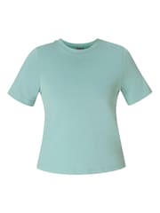 Sweaty Betty Green Elevated Cotton Boxy T-Shirt - Image 6 of 6