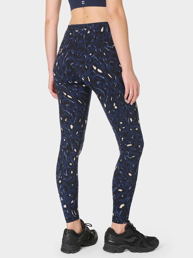 Sweaty Betty Dark Blue Power Workout Leggings - Image 2 of 9 Sweaty Betty Dark Blue Power Workout Leggings - Image 2 of 9