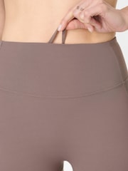 Sweaty Betty Brown Ultimate Studio 7/8 Ribbed Leggings - Image 3 of 8