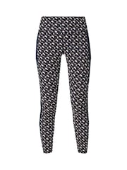 Sweaty Betty Black Power 7/8 Side Stripe Workout Leggings - Image 10 of 10