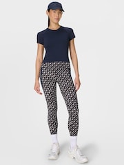 Sweaty Betty Black Power 7/8 Side Stripe Workout Leggings - Image 6 of 10