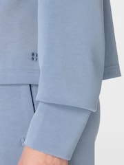 Sweaty Betty Sand Wash Half Zip Crop Sweatshirt - Imaginea 5 din 7