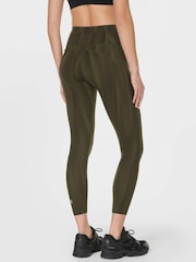 Sweaty Betty Forest Green Power 7/8 Workout Leggings - Image 2 of 9