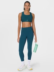 Sweaty Betty Green Zero Gravity Running Bra - Image 1 of 6