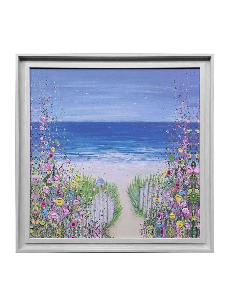 The Art Group Blue Lazy Summer Days Framed Canvas - Image 2 of 3