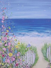 The Art Group Blue Lazy Summer Days Framed Canvas - Image 3 of 3