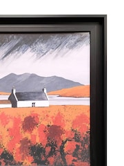 The Art Group Red Loch Erisort Autumn Framed Canvas - Image 2 of 3