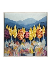 The Art Group Orange Autumn In Bright Framed Canvas - Image 1 of 4