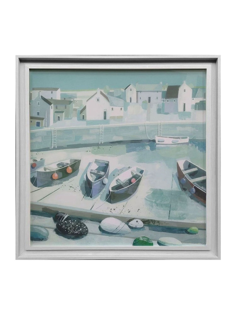 The Art Group Grey Pebble Collection Framed Canvas - Image 1 of 3 The Art Group Grey Pebble Collection Framed Canvas - Image 1 of 3