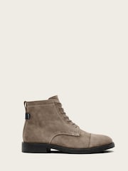 AllSaints Grey Bloom Lace Boots - Image 2 of 6