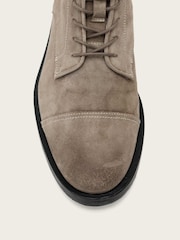 AllSaints Grey Bloom Lace Boots - Image 4 of 6