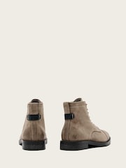 AllSaints Grey Bloom Lace Boots - Image 6 of 6