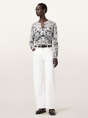 AllSaints White Anouk Cardigan - Image 2 of 7