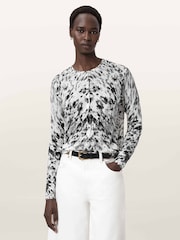 AllSaints White Anouk Cardigan - Image 5 of 7