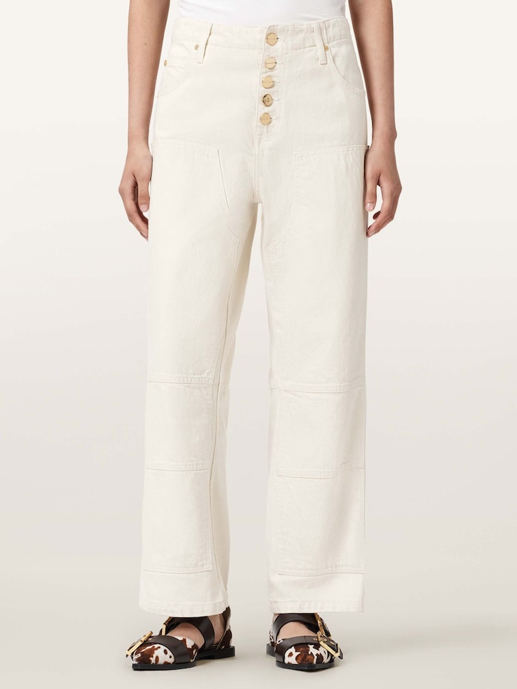 AllSaints White Tay Carpenter Jeans - Image 1 of 7