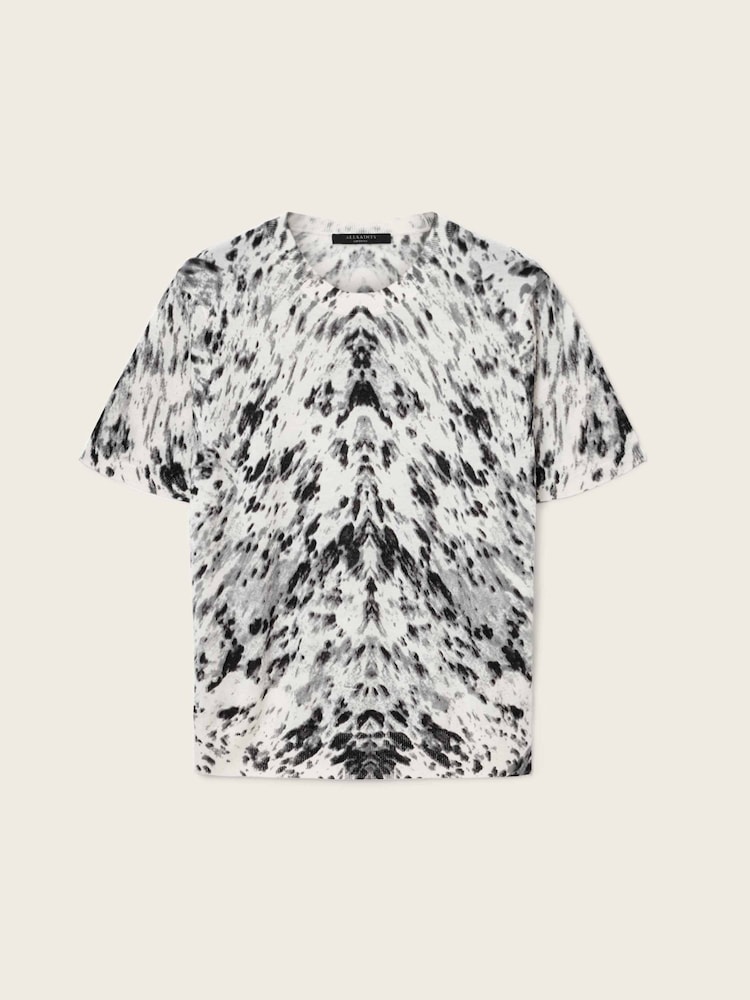 AllSaints White Anouk T-Shirt - Image 7 of 7