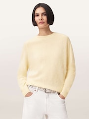 AllSaints Yellow Rebel Jumper - Image 1 of 7