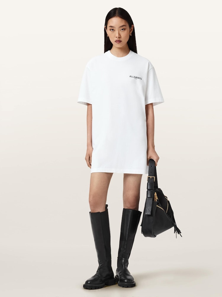 all saints benno t shirt dress ALLSAINTS Benno Lin Stripe 2-in-1 T-Shirt Dress