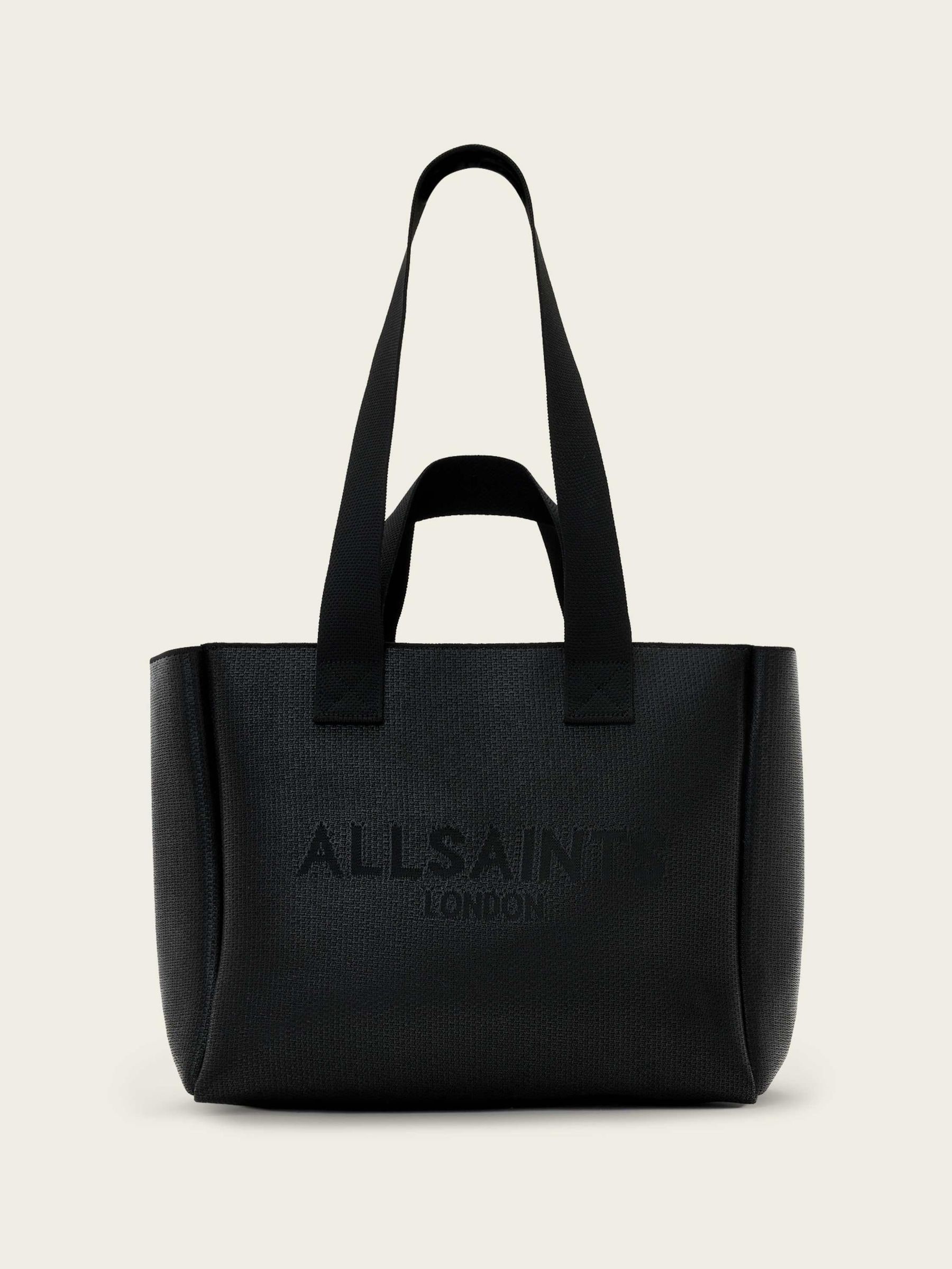 Buy AllSaints Black Izzy Sheen Med Tote from Next USA