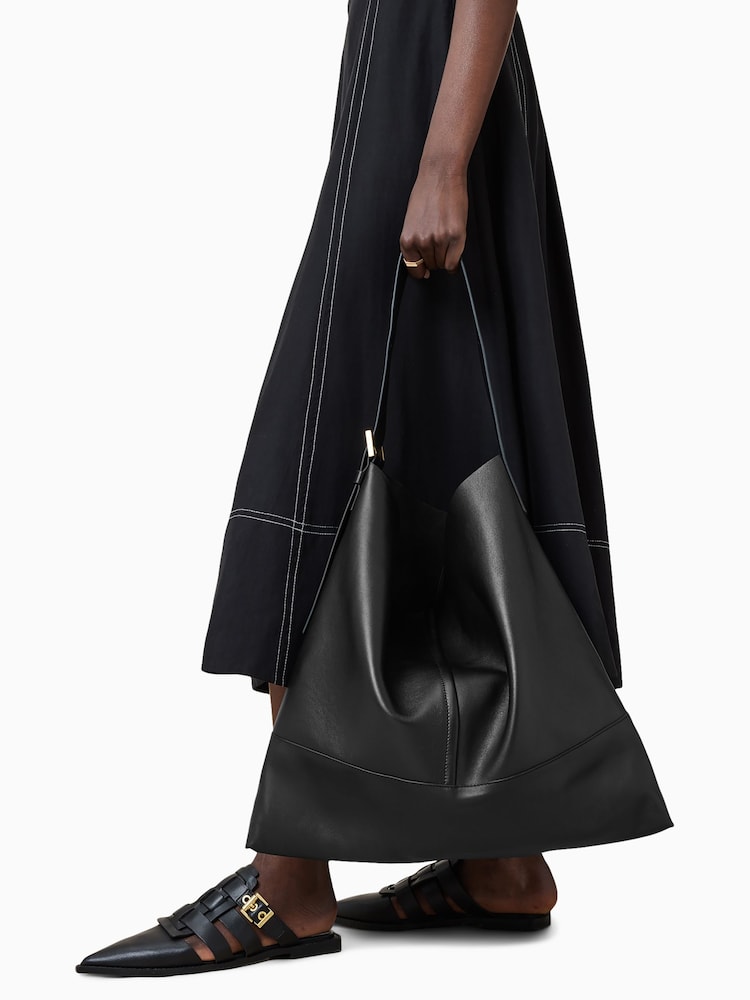 AllSaints Black Asha Shoulder Bag - Image 6 of 6