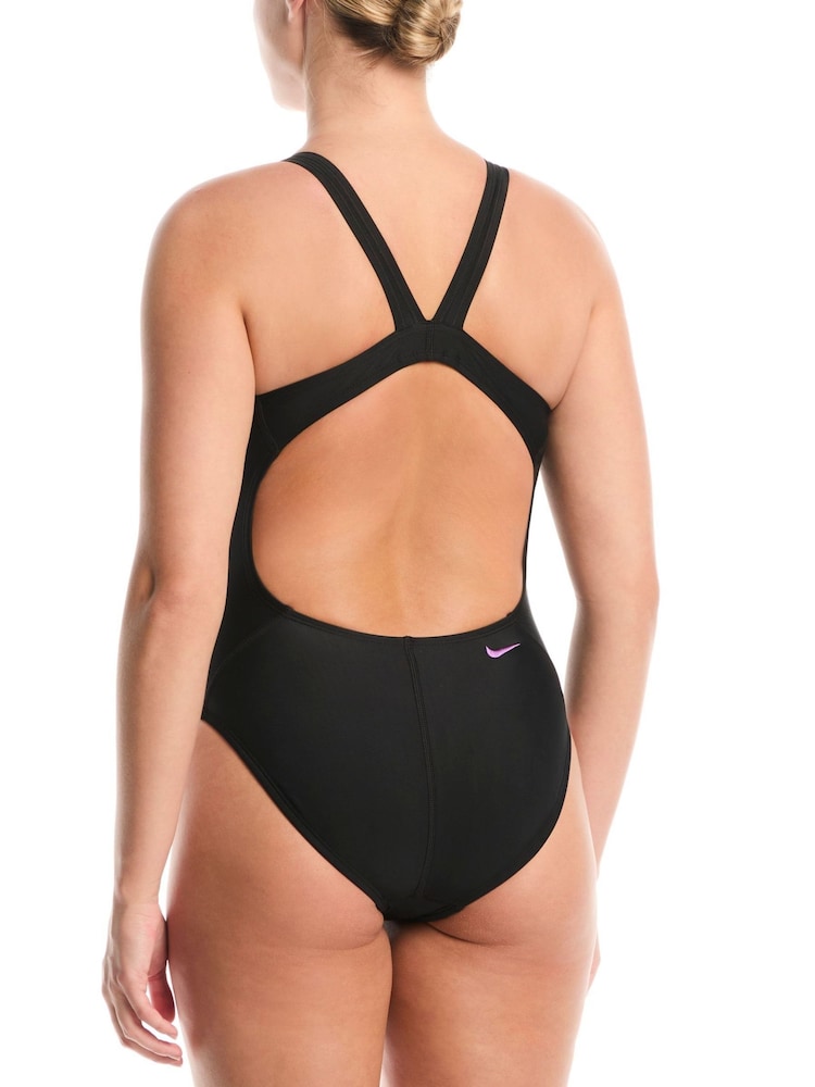 Nike Black Logo Graphic Fastback One Piece - Image 2 of 5