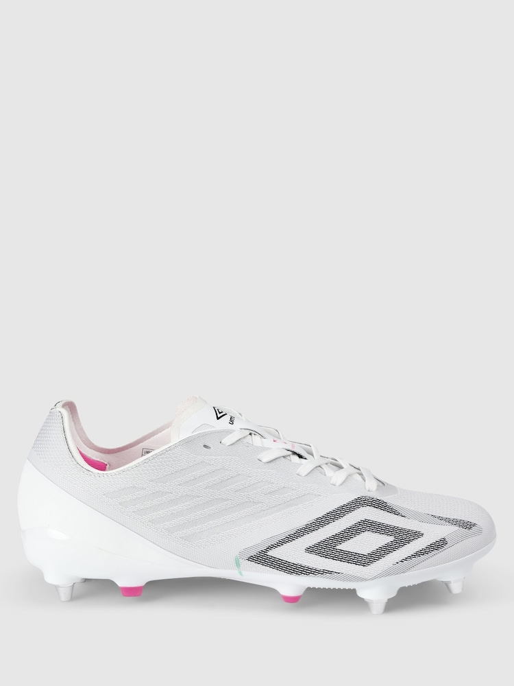 Umbro White Velocita Decima Pro SG Football Boots - Image 1 of 4 Umbro White Velocita Decima Pro SG Football Boots - Image 1 of 4