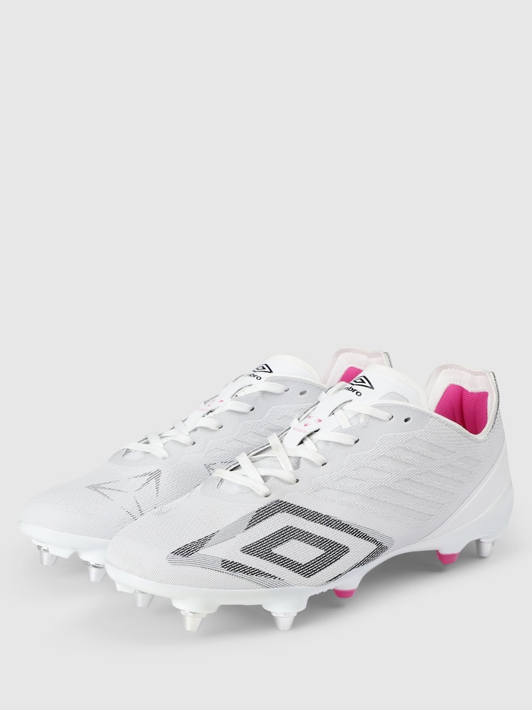 Umbro White Velocita Decima Pro SG Football Boots - Image 2 of 4 Umbro White Velocita Decima Pro SG Football Boots - Image 2 of 4