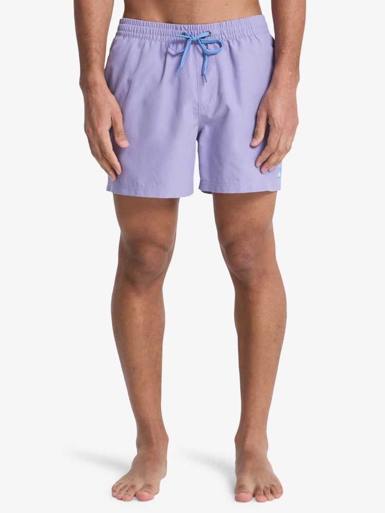 Quiksilver Lilac Purple Everyday Volley 15" Logo Swim Shorts - Image 1 of 8