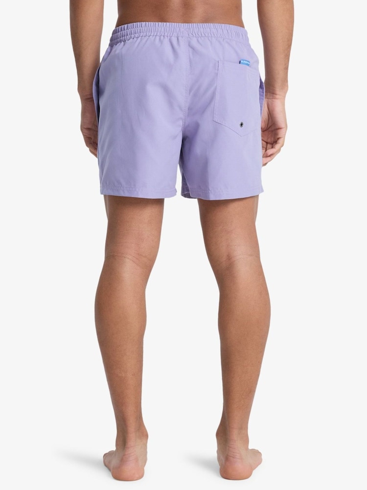 Quiksilver Lilac Purple Everyday Volley 15" Logo Swim Shorts - Image 2 of 8