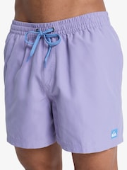 Quiksilver Lilac Purple Everyday Volley 15" Logo Swim Shorts - Image 4 of 8
