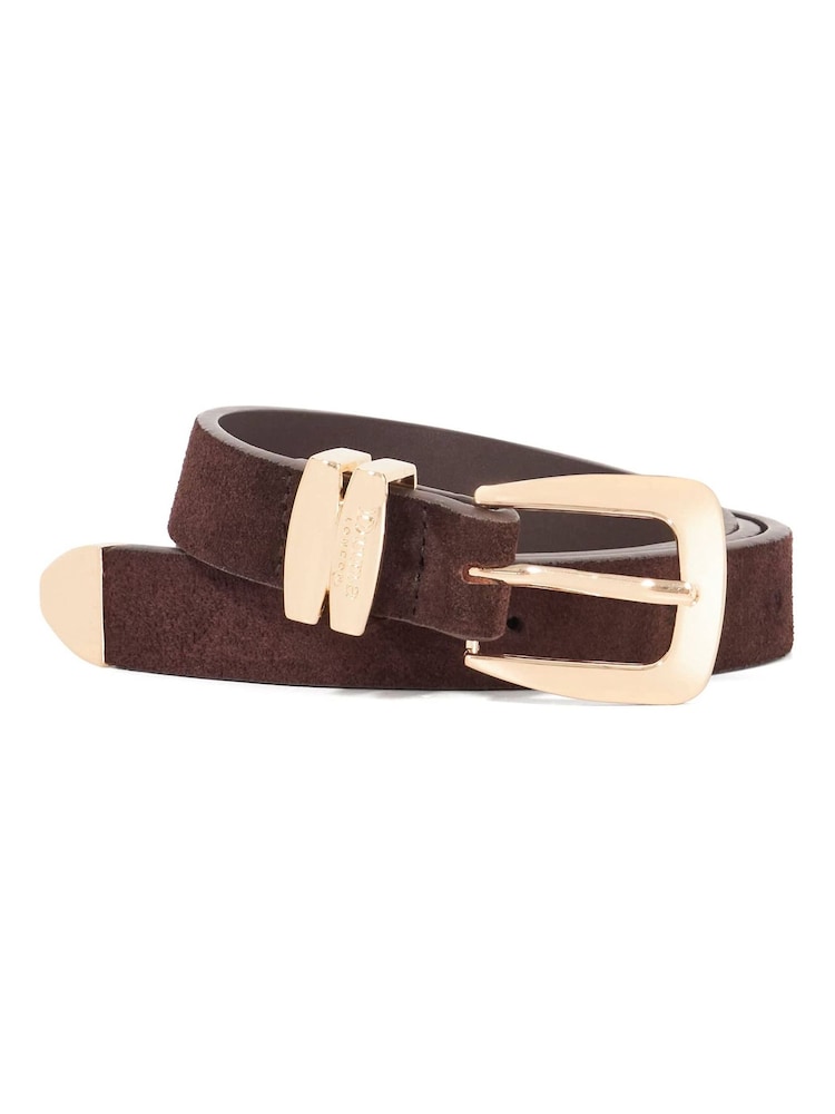 Dune London Brown Niah Belt - Image 1 of 4