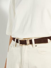 Dune London Brown Niah Belt - Image 4 of 4