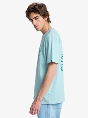 Quiksilver EVO Learning From Nature Palm Tree Backprint Graphic Short Sleeve T-Shirt - Imaginea 3 din 8