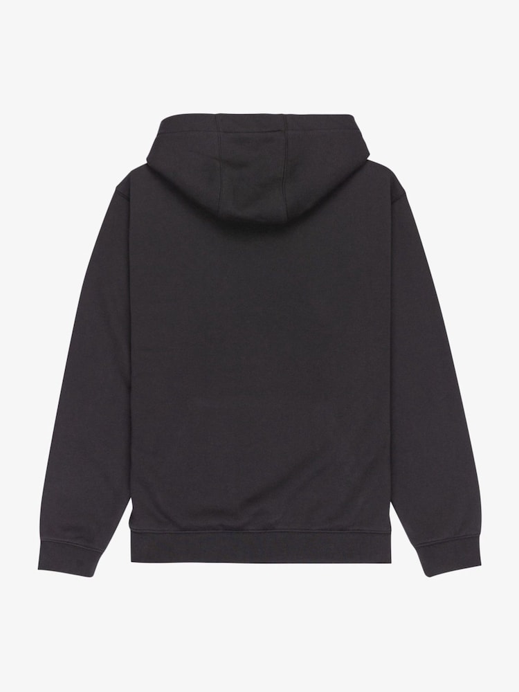 Qara - Quiksilver Comp Loqosu olan kapşonlu kapşon - 3şəkildən 2 şəkil