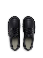 Kickers Black Kick Lo Padded Leather Shoes - Image 2 of 6