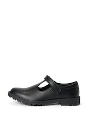 Kickers Black Kick Lo Padded Leather Shoes - Image 6 of 6