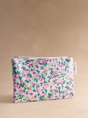 Cath Kidston Green Floral Tennis Print Zipped Purse - Image 1 of 3