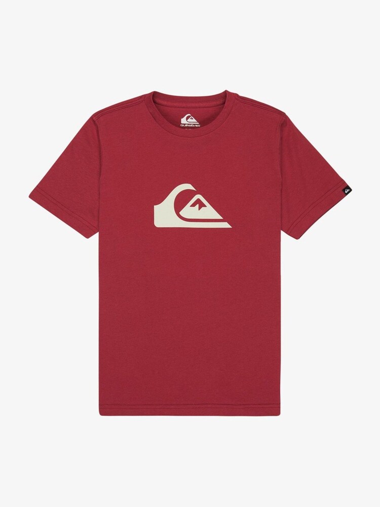 Quiksilver Red Comp Logo Short Sleeve T-Shirt - Image 1 of 2