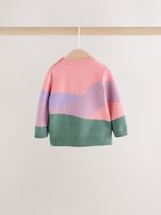 Pink Hamish Character Knitted Scene Jumper and Leggings Baby Set (0mths-2yrs) - Image 5 of 15
