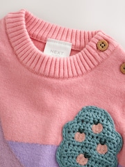 Pink Hamish Character Knitted Scene Jumper and Leggings Baby Set (0mths-2yrs) - Image 9 of 15