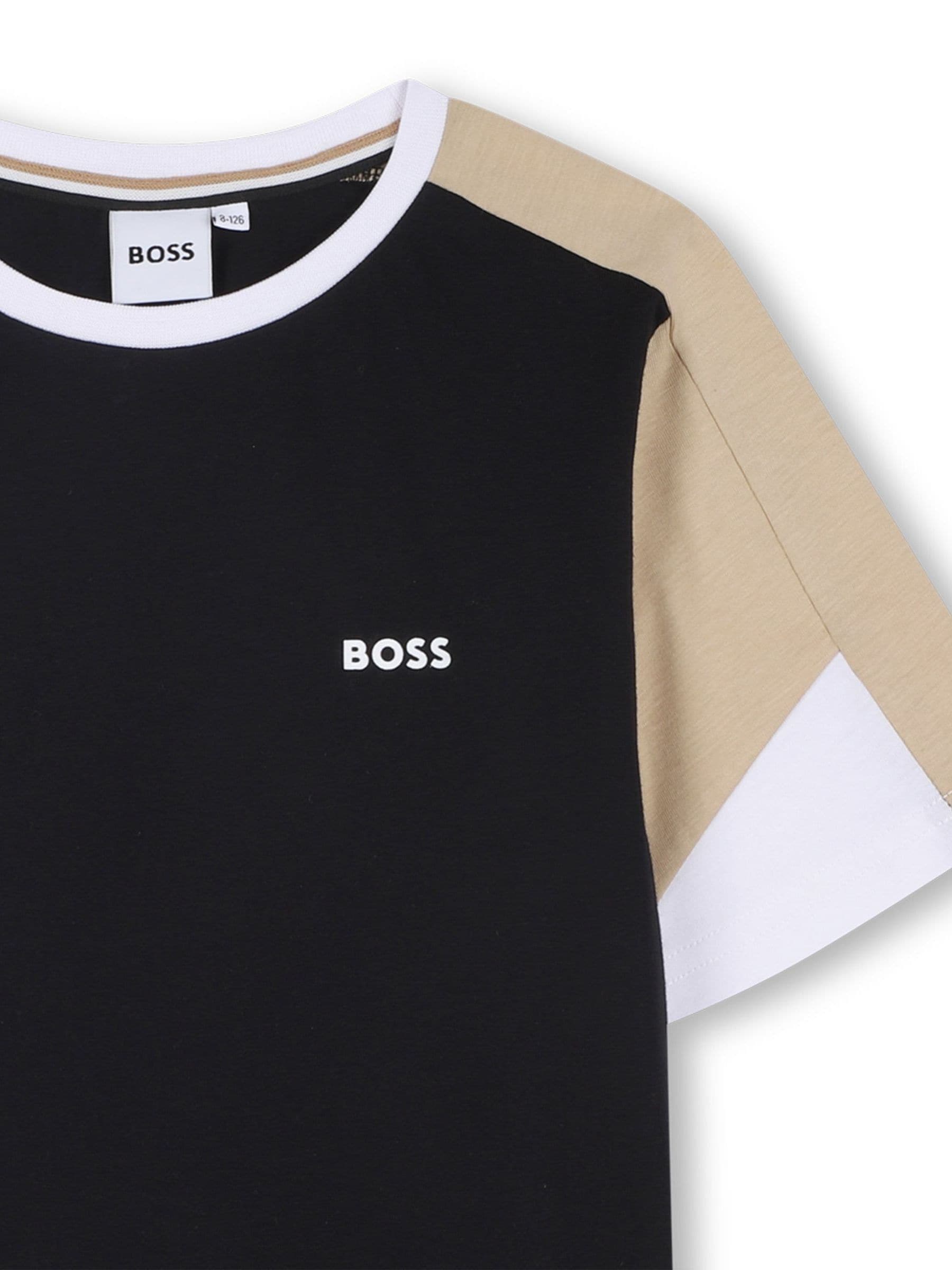 Comprar Preto - Conjunto de camiseta de manga curta e bermuda com