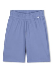 Alb - BOSS Logo Short Sleeve T-Shirt and Bermuda Shorts Set - Imaginea 5 din 6