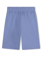 Alb - BOSS Logo Short Sleeve T-Shirt and Bermuda Shorts Set - Imaginea 6 din 6