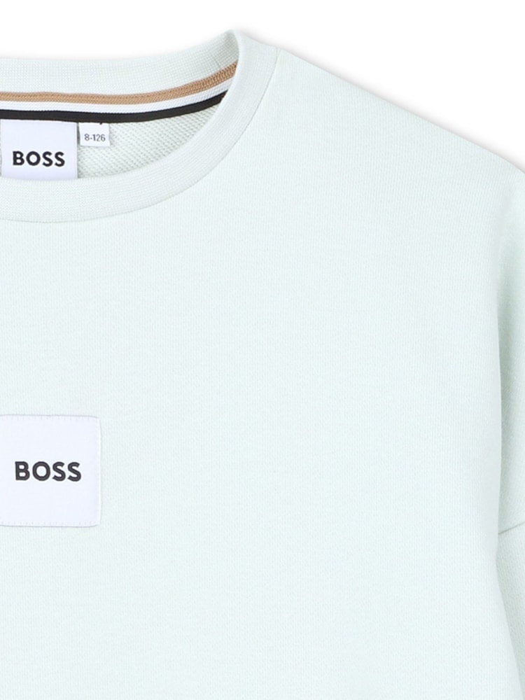 BOSS Logo Crew Neck Sweatshirt - Imaginea 5 din 5 BOSS Logo Crew Neck Sweatshirt - Imaginea 5 din 5