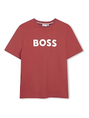 BOSS Red Logo Short Sleeve T-Shirt - Image 1 of 3
