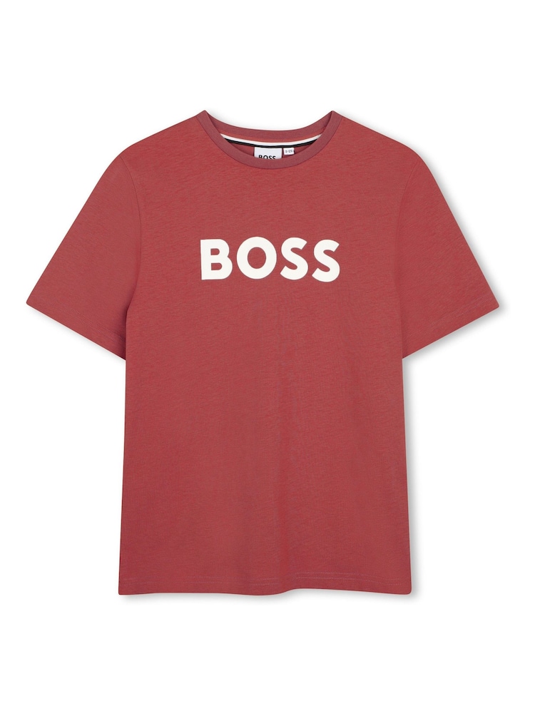 BOSS Red Logo Short Sleeve T-Shirt - Image 1 of 3