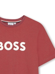 BOSS Red Logo Short Sleeve T-Shirt - Image 3 of 3