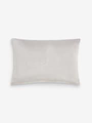 Grey Abstract 40 x 59cm Cut Velvet Hugo Cushion - Image 5 of 5