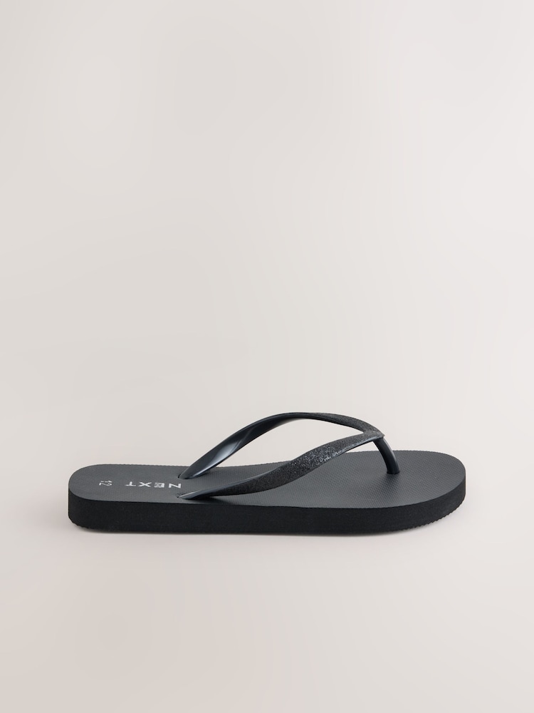 Negro con purpurina - Chanclas - Imagen 2 de 5 Negro con purpurina - Chanclas - Imagen 2 de 5